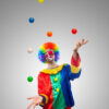 Clown juggler